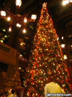 christmas tree at the Grand California