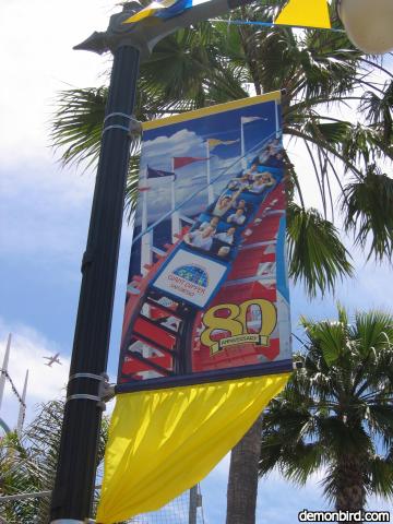 Banner at Belmont Park - 80 years